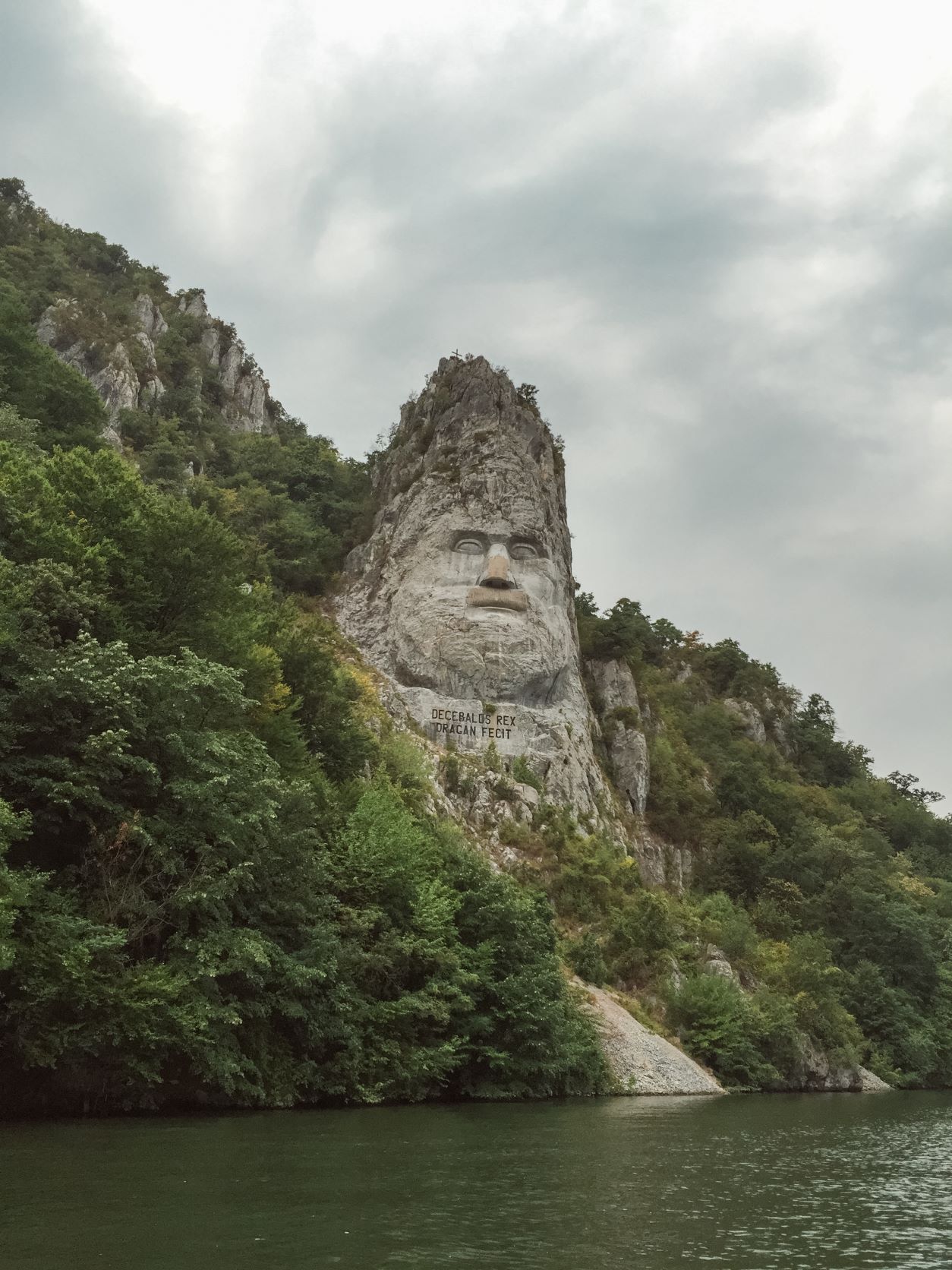 The statue of King Decebalus